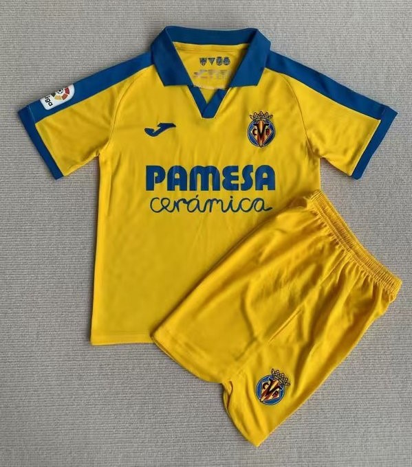 Kids-Villarreal 22/23 100th Anniversary Soccer Jersey